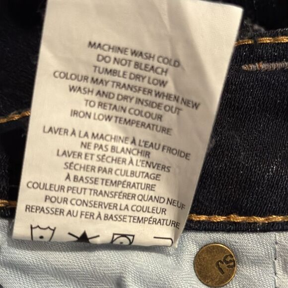 Silver Jeans Womens 31x34 Suki Mid Rise Boot Cut Dark Wash - Picture 12 of 12